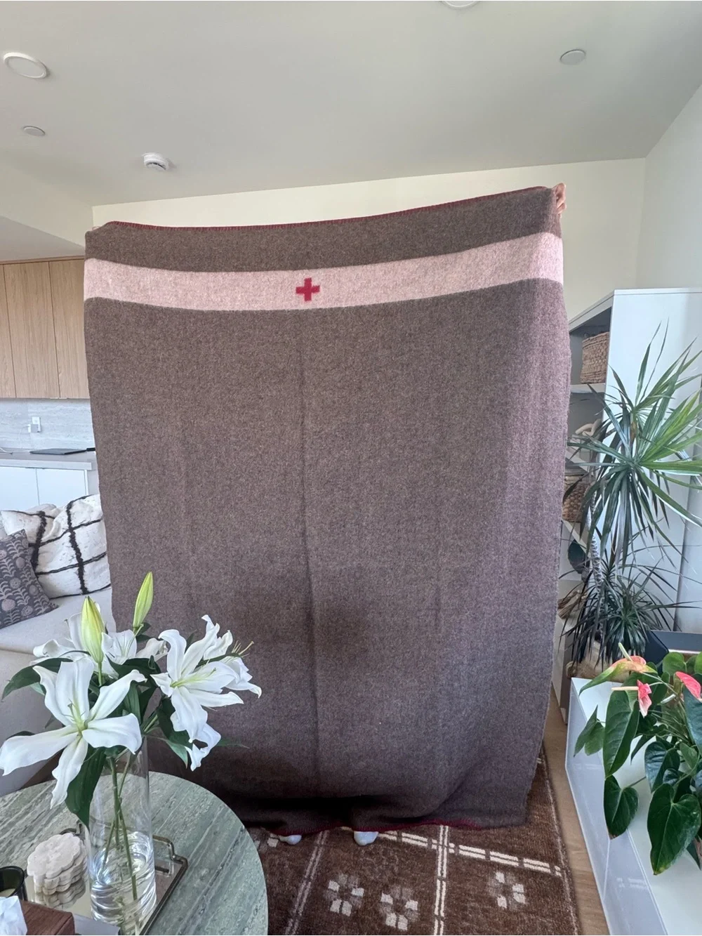 Brand-New Eskimo Swiss Wool Blanket – 55” × 79”